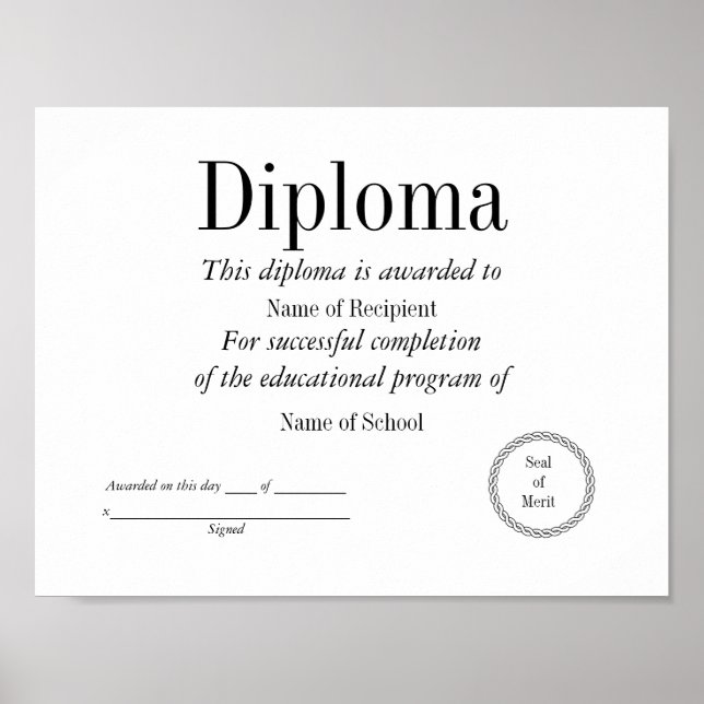 Póster Diploma (Frente)