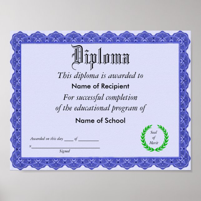 Póster Diploma (Frente)