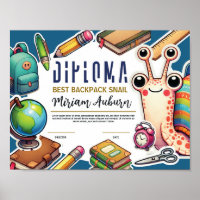 Diploma infantil de personalizable - Diversión y c