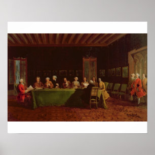 Póster Diplomats Meeting (oil on canvas)