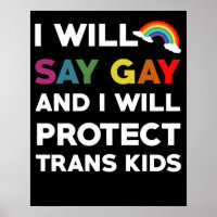 Diré gay y protegeré a los niños trans LGBTQ