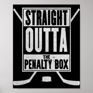 Póster Directamente Fuera De La Caja De Penalty Diversión