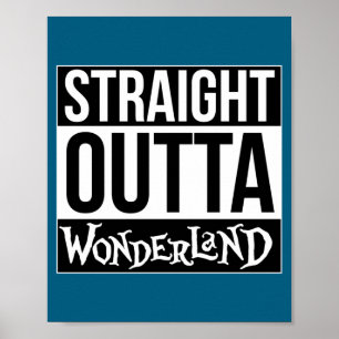 Póster Directo de Wonderland Sombrerero Loco Manga Larga