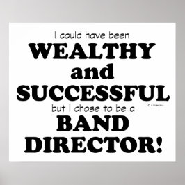 Póster Director de banda rico y exitoso