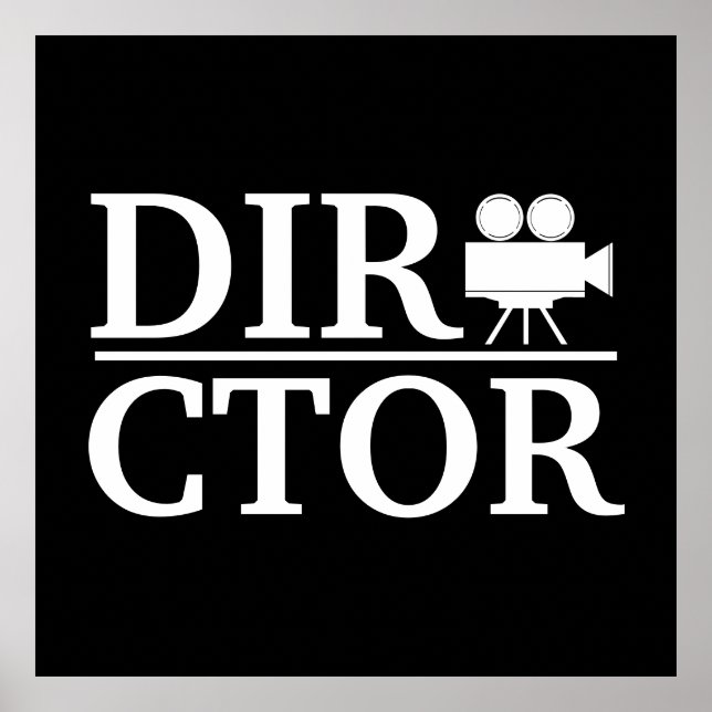 Póster Director de cine (Frente)