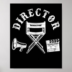 Póster Director de cine Director de cine Presidente