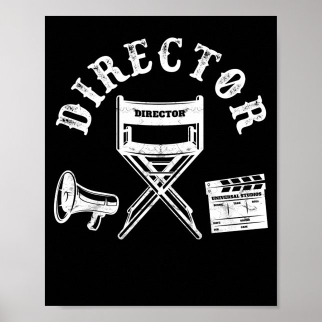 Póster Director de cine Director de cine Presidente (Frente)