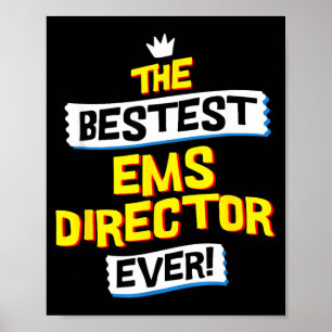 Póster Director de EMS Trabajo Ocupación Frase Divertida