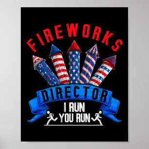 Póster Director de Fireworks Si Te Ejecuto, Ejecutas Patr