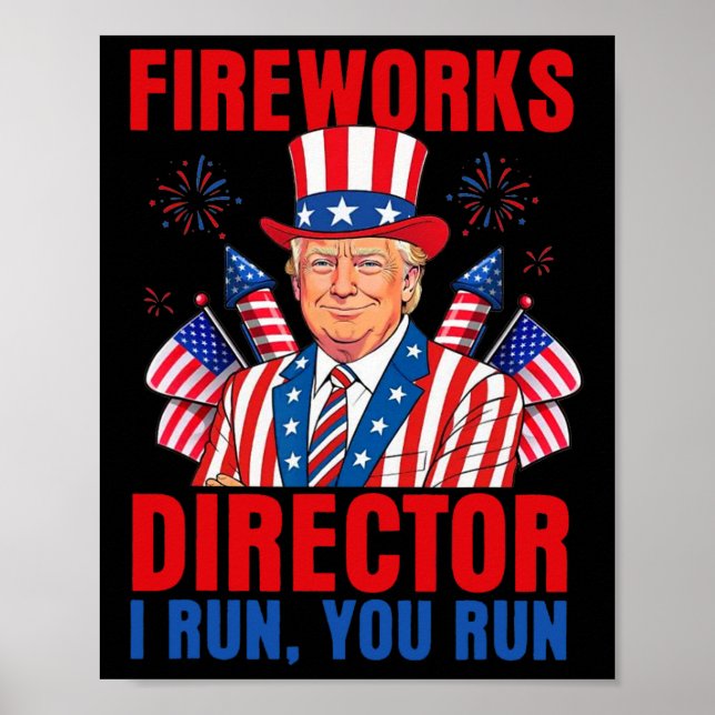 Póster Director de Fuegos Artificiales I Corro Tú Corres  (Frente)