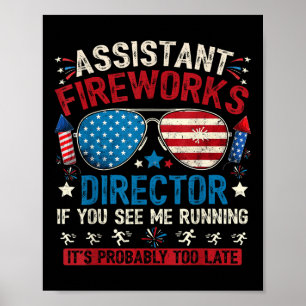 Póster Director de fuegos artificiales instantáneos si ve
