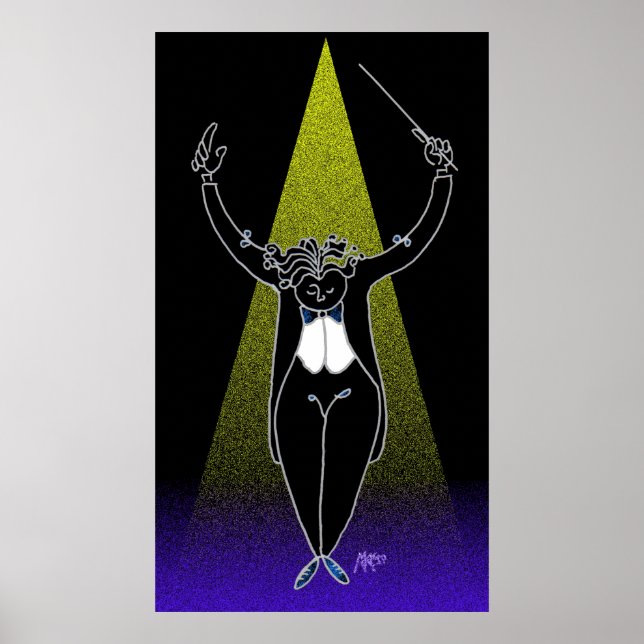 Póster Director de la orquesta (Frente)