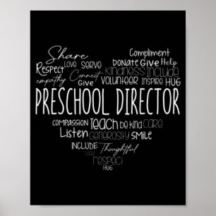 Póster Director De Preescolar De Vuelta A La Escuela De G