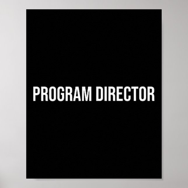 Póster Director de Programa de Salud Mental  (Frente)