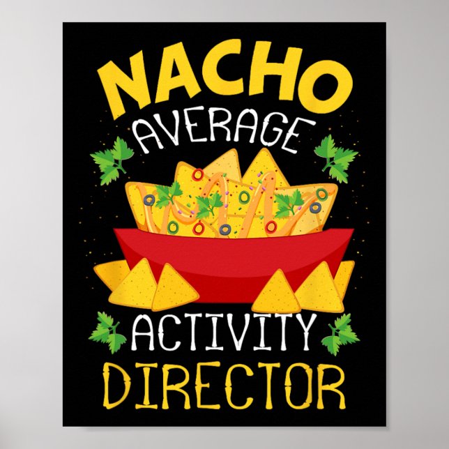 Póster Director Nacho Actividad Promedio Director Cinco D (Frente)