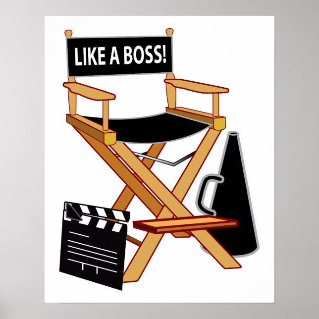 Póster Director's Chair: Like a Boss! (Frente)