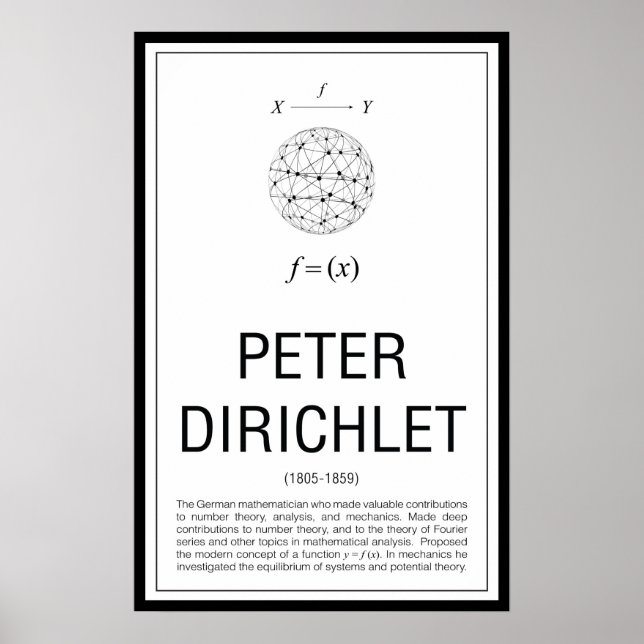 Póster Dirichlet (Frente)