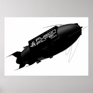 Póster Dirigible de FusionFilter
