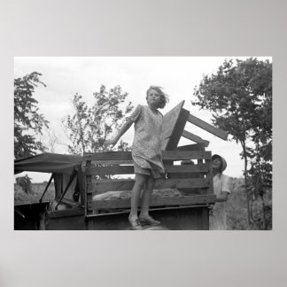 Póster Dirigida a California: años 30