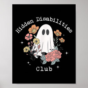 Póster Discapacidad Oculta Invisible Disability Autism