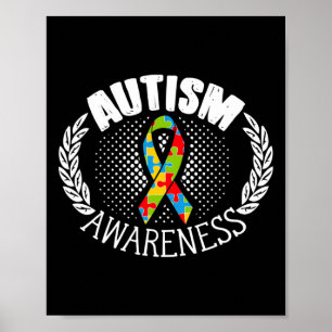 Póster Discapacidades de sensibilización sobre autismo Me