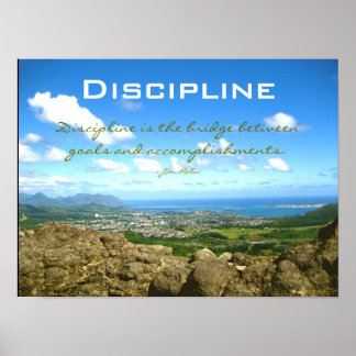Póster Disciplina