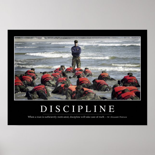 Póster Disciplina: Cita Inspiradora (Frente)