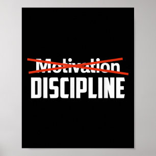 Póster Disciplina Por Motivación Sigma Grindset Resist