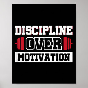 Póster Disciplina sobre motivación