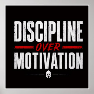 Póster Disciplina sobre motivación