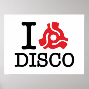 Póster Disco adaptador I 45