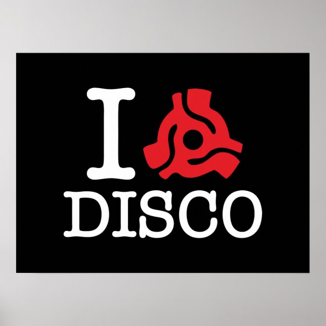 Póster Disco adaptador I 45 (Frente)