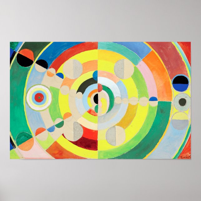 Póster Disco-Alivio | Robert Delaunay | (Frente)