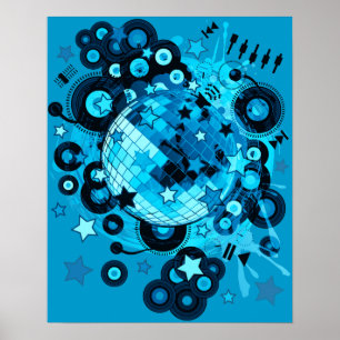 Póster Disco_Ball