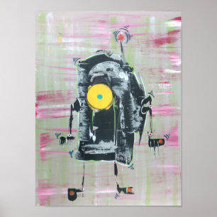 Póster Disco-Bot