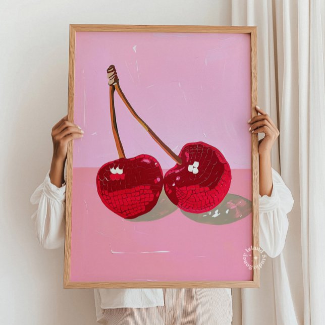 Póster Disco Cherries Wall Print - Retro Glam Art (Subido por el creador)