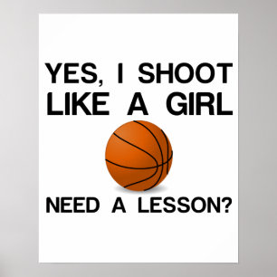 PÓSTER DISCO COMO UN CHICA DE BALONCESTO