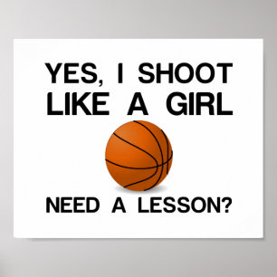 PÓSTER DISCO COMO UN CHICA DE BALONCESTO
