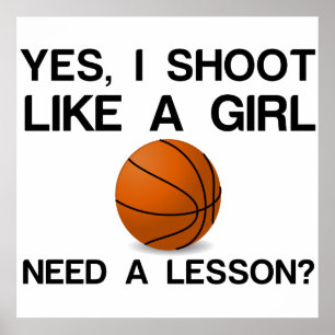 PÓSTER DISCO COMO UN CHICA DE BALONCESTO