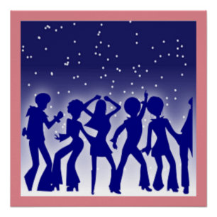 PÓSTER DISCO DANCERS