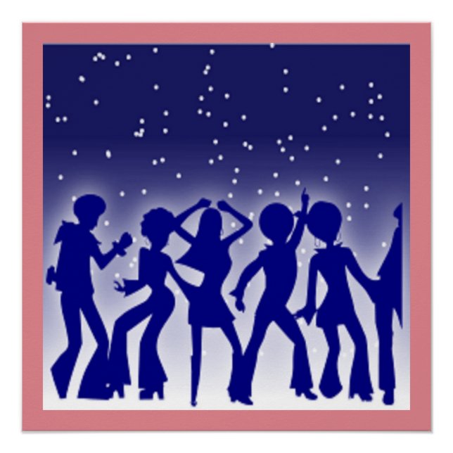 PÓSTER DISCO DANCERS (Anverso)