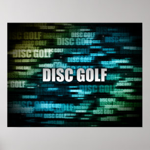 Póster Disco de golf