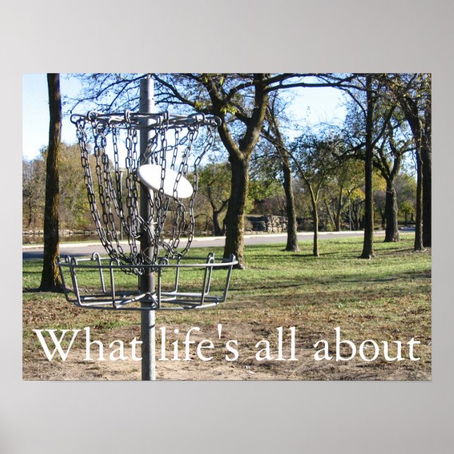 Póster Disco de golf (Frente)