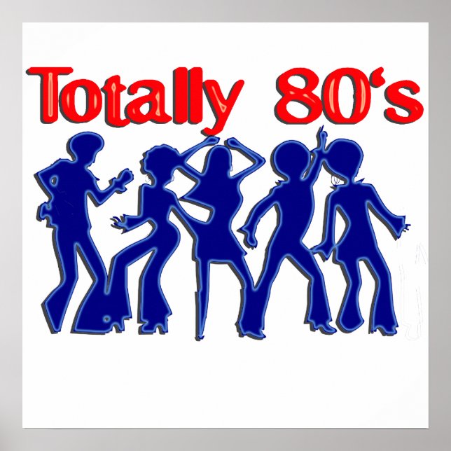 Póster Disco de los años 80 (Frente)