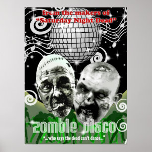 Póster disco del zombi