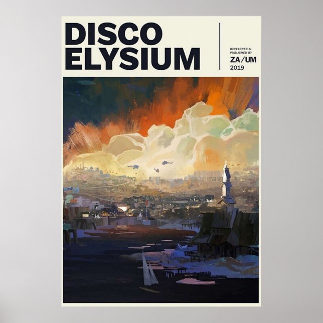 Póster Disco Elysium (Frente)