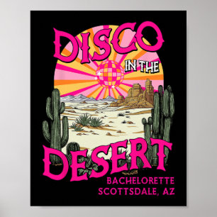 Póster Disco En El Equipo Del Desierto Bride Scottsdale B