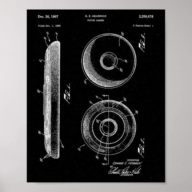 Póster Disco Golf Frisbee Golf Disco Golfista Frolf Disco (Frente)