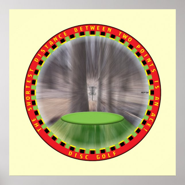 Póster Disco Golf Logic nº 2 (Frente)