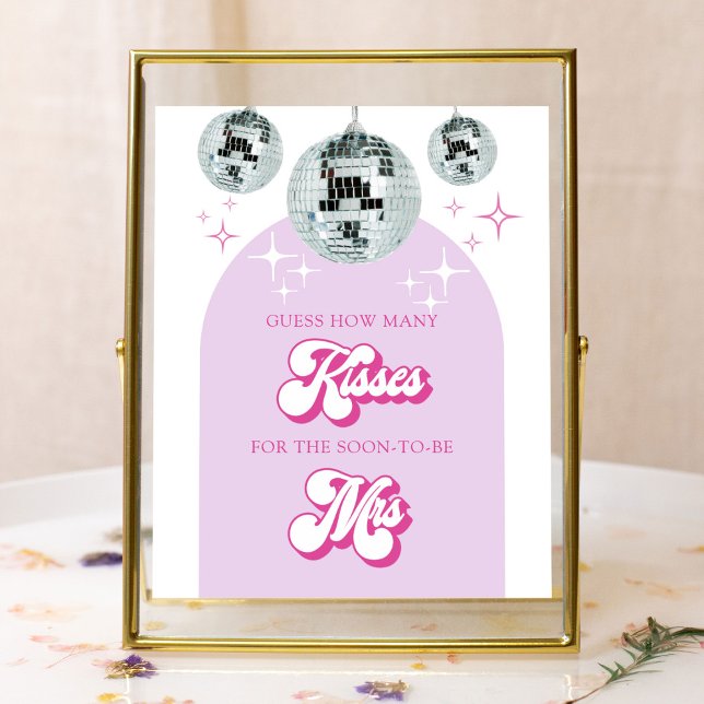 Póster Disco Groove Cuántos Besos Juega De Ducha De Novia (Subido por el creador)